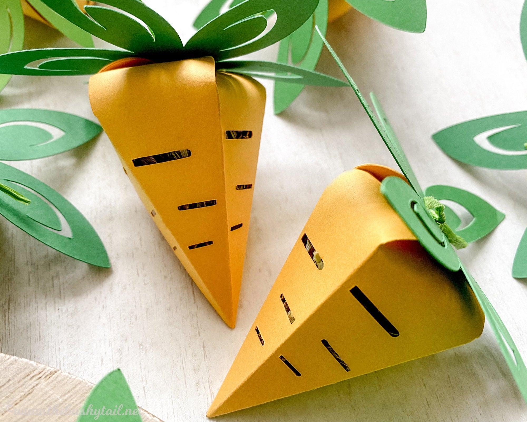 Carrot Foraging Toys - 5 Pack of Handmade Rabbit Enrichment Treats