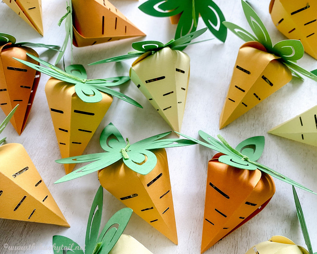 Carrot Foraging Toys - 5 Pack of Handmade Rabbit Enrichment Treats