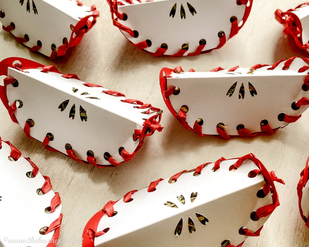 Apple Slice Foraging Toys - 3 Pack of Natural Rabbit & Guinea Pig Enrichment Treats