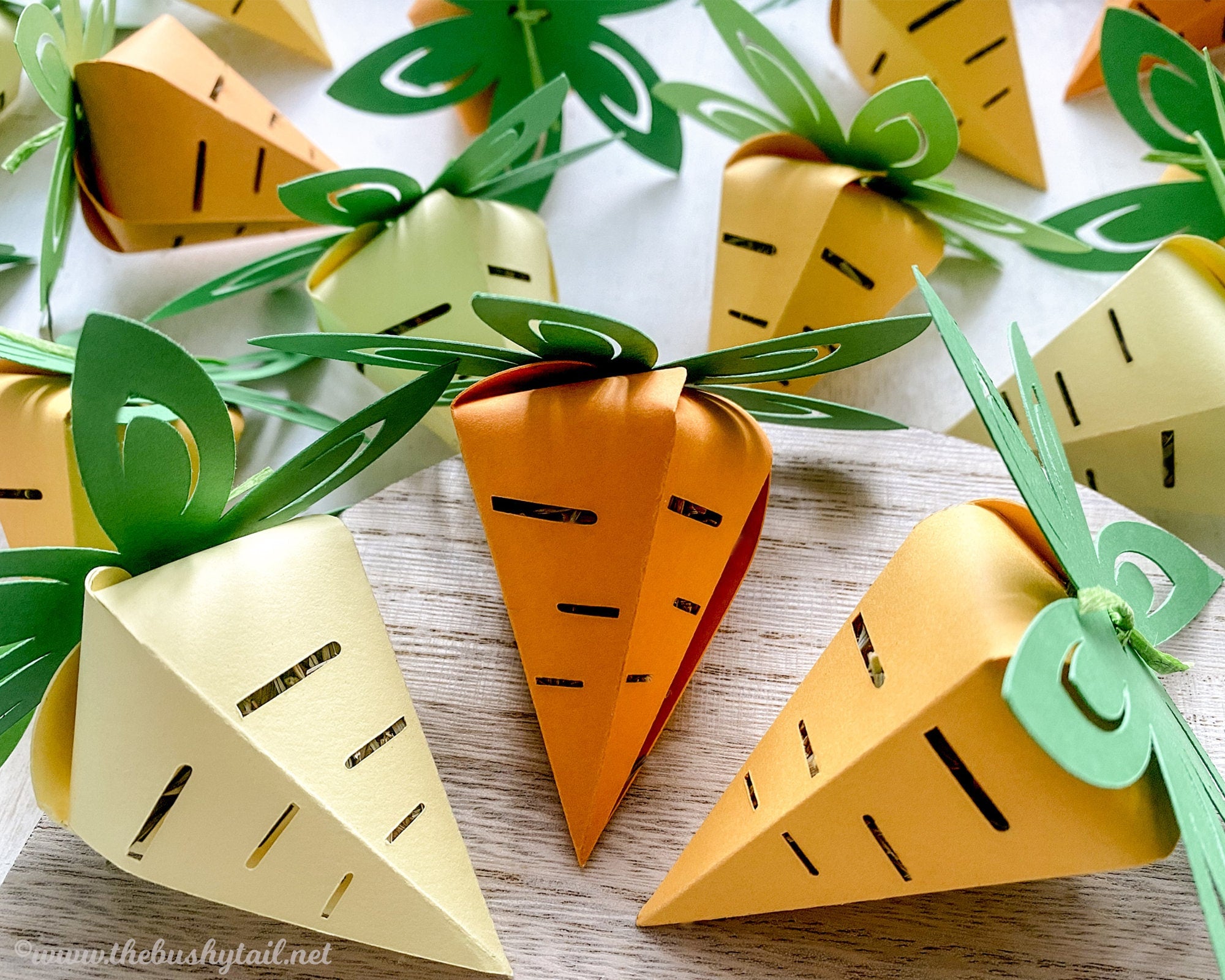 Carrot Foraging Toys - 5 Pack of Handmade Rabbit Enrichment Treats