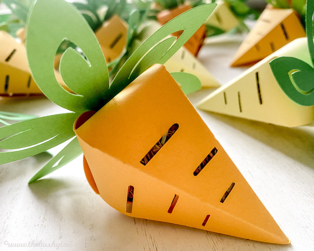 Carrot Foraging Toys - 5 Pack of Handmade Rabbit Enrichment Treats