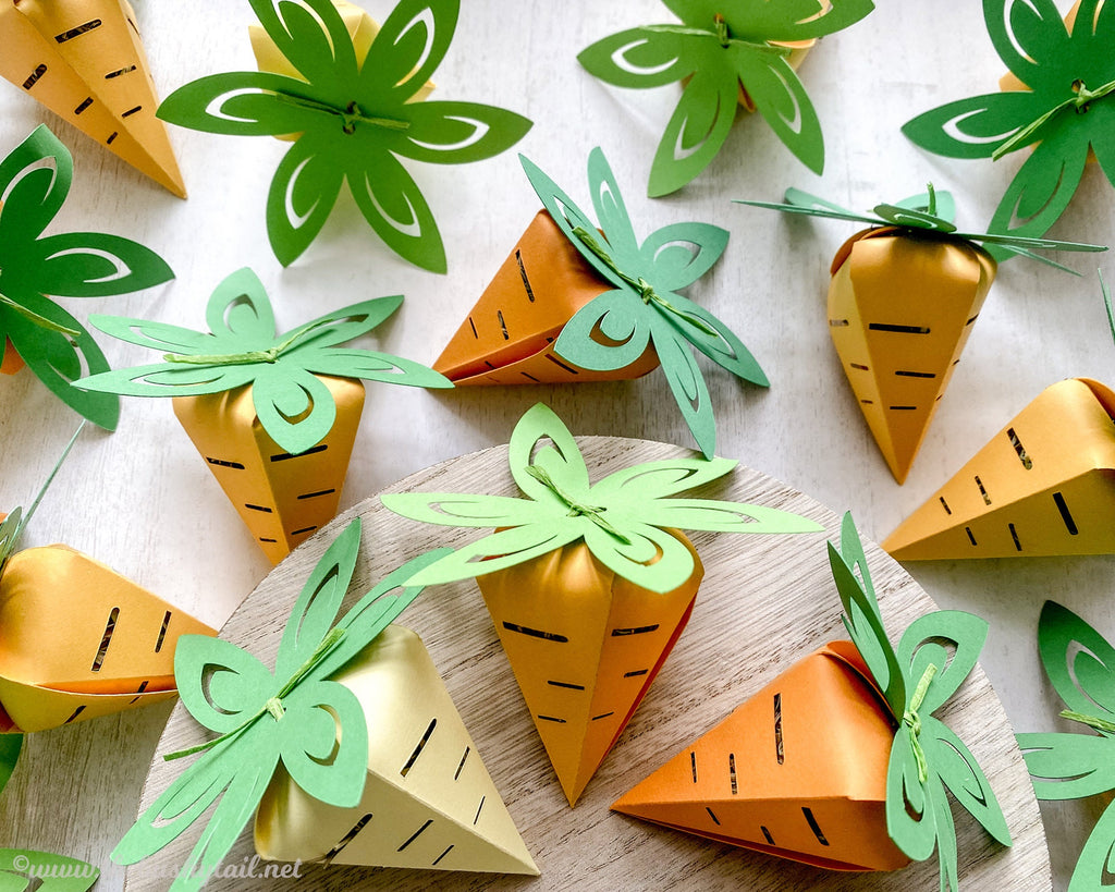 Carrot Foraging Toys - 3 Pack of Handmade Rabbit Enrichment Treats