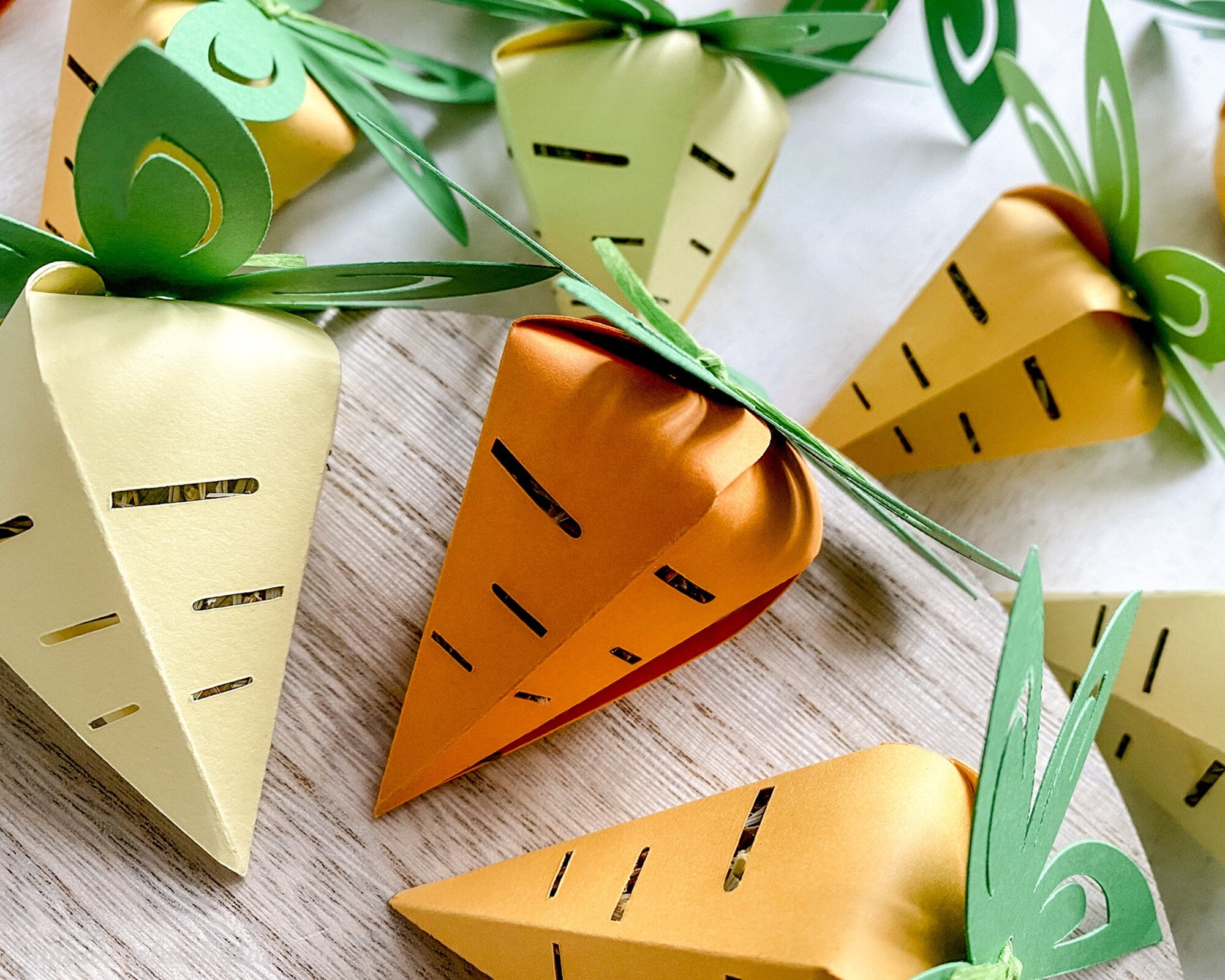 Carrot Foraging Toys - 5 Pack of Handmade Rabbit Enrichment Treats