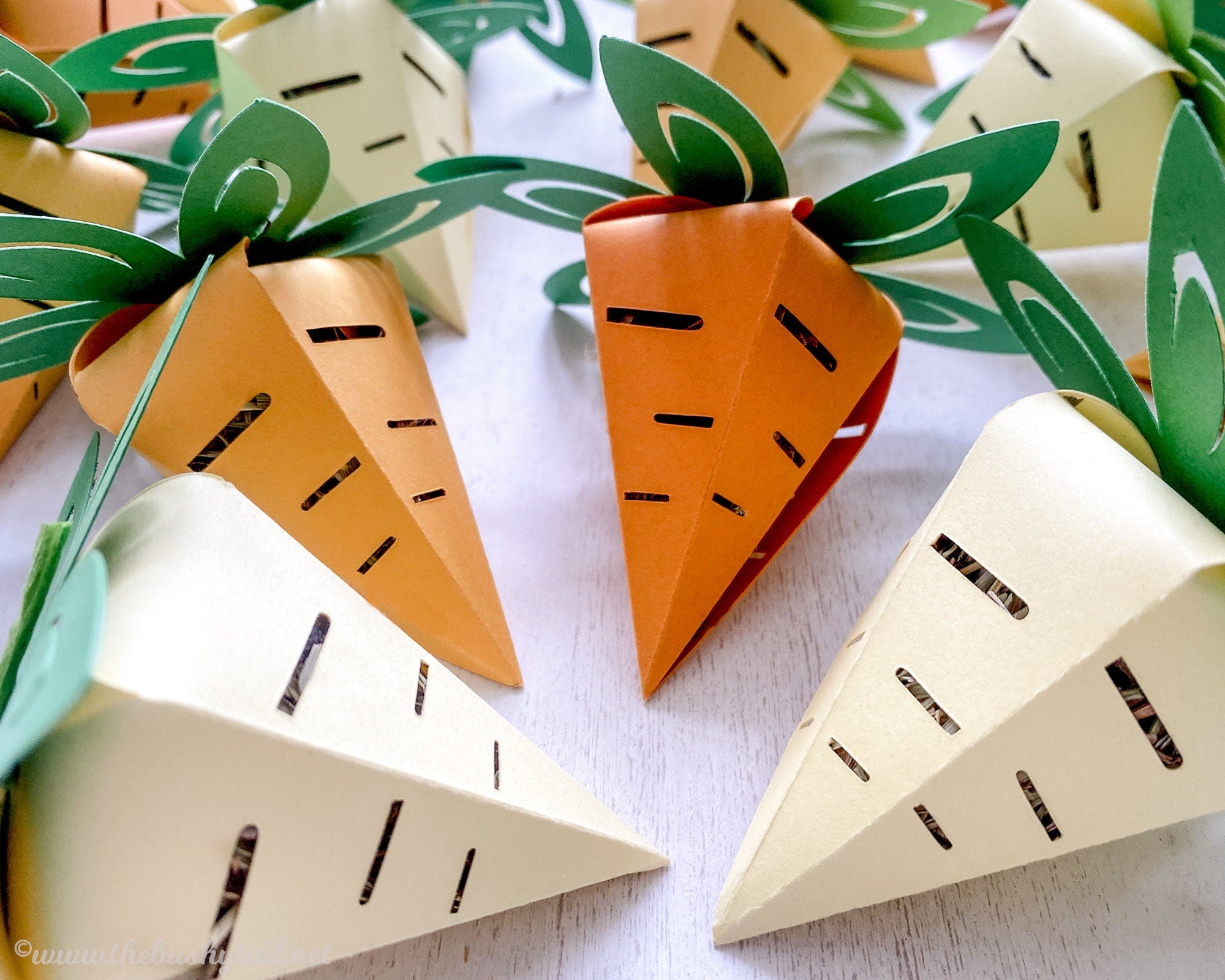 Carrot Foraging Toys - 3 Pack of Handmade Rabbit Enrichment Treats