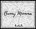 Bunny Momma Sticker: Waterproof Laptop Decal, Gift for Rabbit Lovers