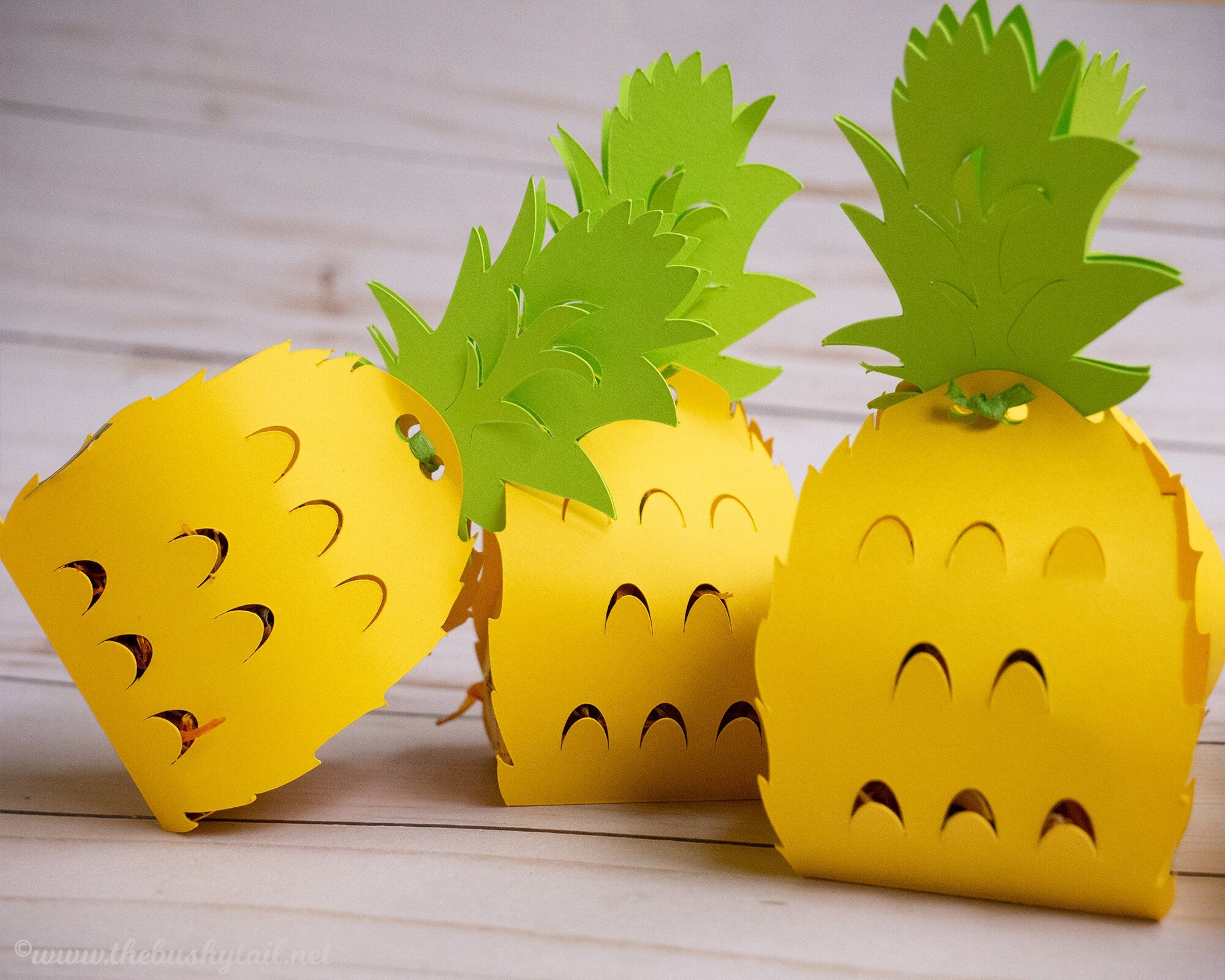 Pineapple Foraging Toys - 5 Pack of Tropical Chews for Rabbits & Guinea Pigs
