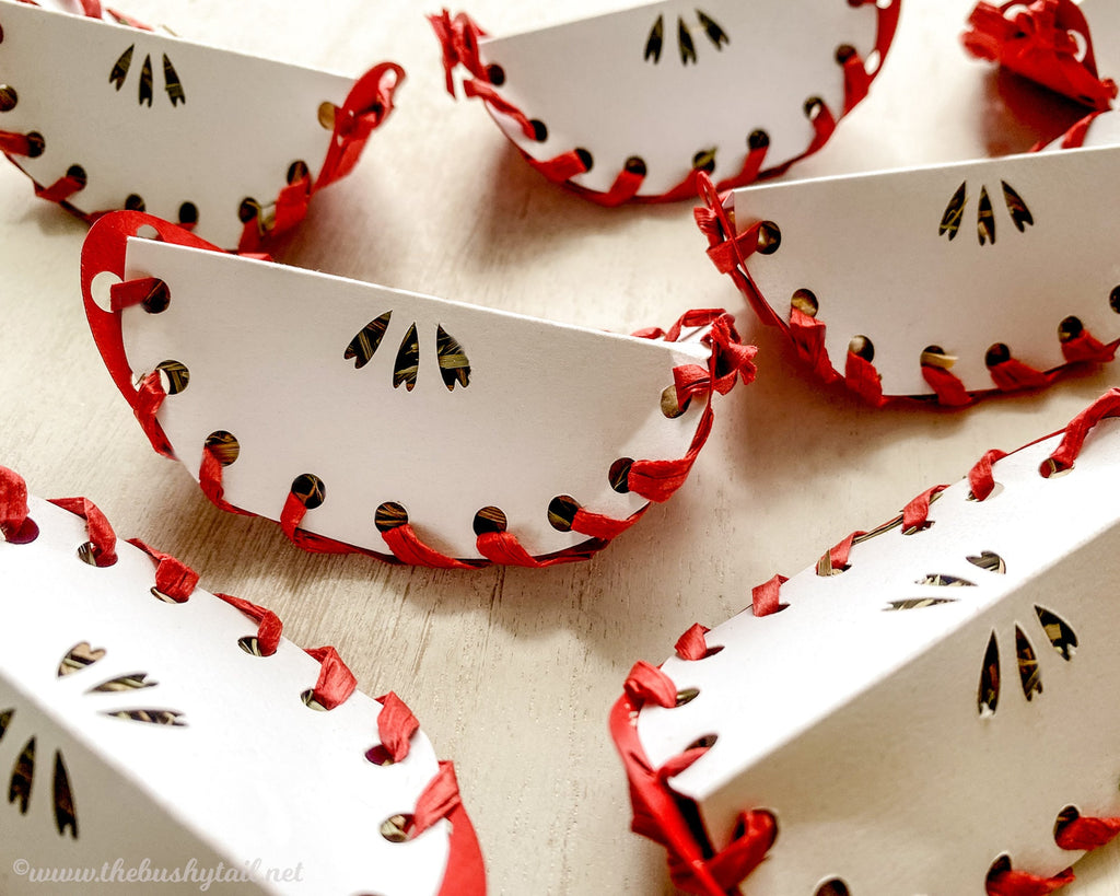 Apple Slice Foraging Toys - 3 Pack of Natural Rabbit & Guinea Pig Enrichment Treats